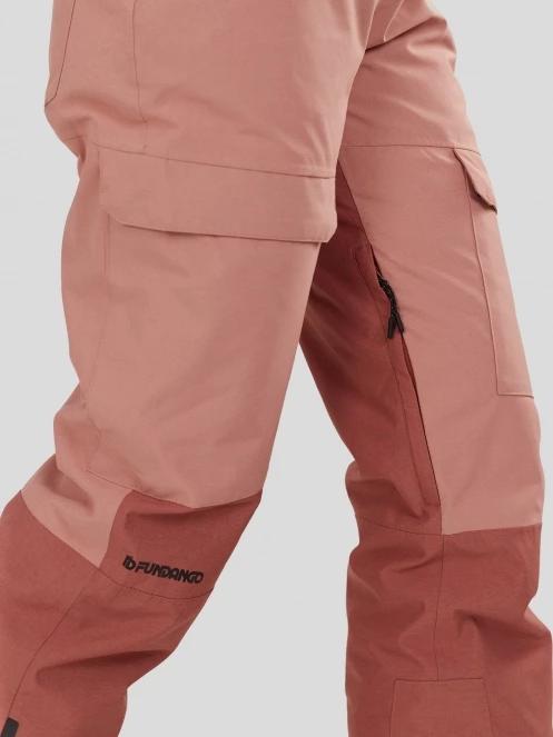 Fundango Sakura ECO Bib Pants damski kombinezon narciarski różowy 8
