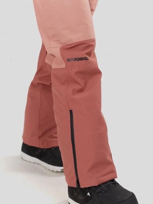 Fundango Sakura ECO Bib Pants damski kombinezon narciarski różowy 9