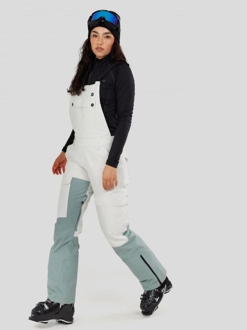 Fundango Sakura ECO Bib Pants damski kombinezon narciarski zielony 5