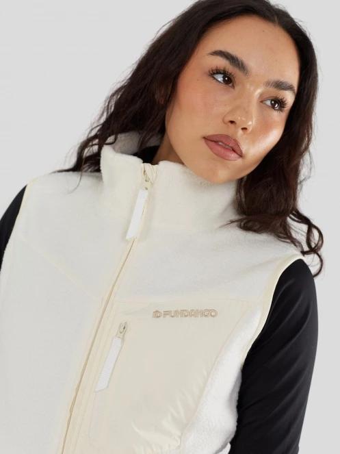 Fundango Natalia Vest damski kamizelka biały 6