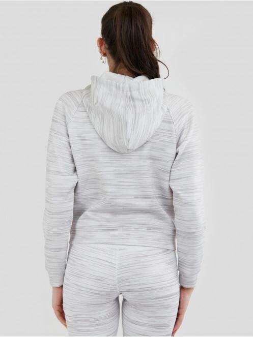 Fundango Draug Sweatshirt damski sweter z kapturem biały 3
