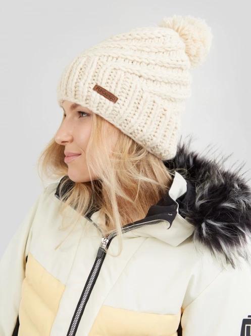 Fundango Glen Beanie damski czapka z pomponem piasek 4
