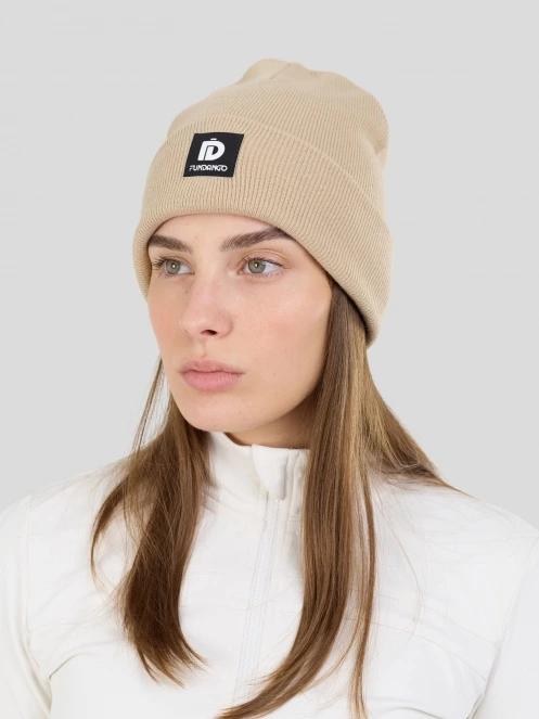 Fundango Kingdom Beanie czapka robiona na drutach piasek 3
