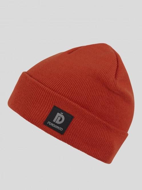 Fundango Nahu Beanie czapka robiona na drutach czerwony 2
