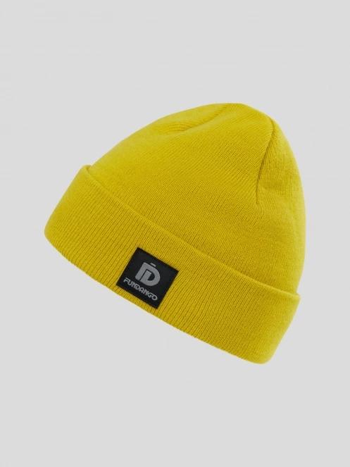 Fundango Nahu Beanie czapka robiona na drutach żółty 2