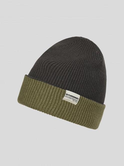 Fundango Duplex Reversible Beanie czapka robiona na drutach czarny 2