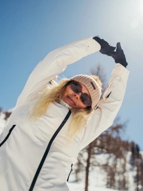 Fundango Merna II Beanie  damski czapka robiona na drutach różowy 4