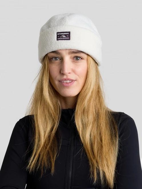Fundango Zeo Fleece Beanie czapka robiona na drutach biały 3