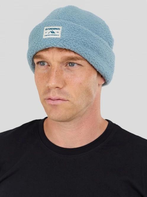 Fundango Zeo Fleece Beanie czapka robiona na drutach zielony 3