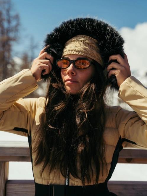 Fundango Cream II Headband damski opaska biały 4
