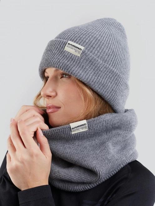 Fundango Tara Neckwarmer męski szalik komin szary 3