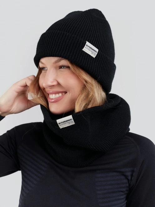 Fundango Tara Neckwarmer męski szalik komin czarny 3