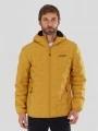 Fundango Smoke Eco Hooded Jacket męski kurtka na wycieczki żółty 1