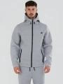Fundango Hamal Tech Hoodie męski sweter z kapturem szary 1