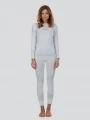 Fundango Seamless Baselayer Set damski komplet bielizny biały 1