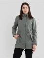 Fundango Tapara Waterproof Jacket damski plaszcz przeciwdeszczowy zielony 1
