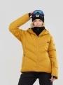 Fundango Elyra Padded Jacket damski pikowana kurtka narciarska brąz 1