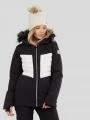 Fundango Salina Padded Jacket damski pikowana kurtka narciarska czarny 1