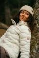 Fundango Blitz Beanie czapka robiona na drutach biały 1