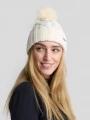 Fundango Renna II Beanie damski czapka robiona na drutach biały 1