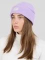 Fundango Zeo Fleece Beanie czapka robiona na drutach fiolet 1